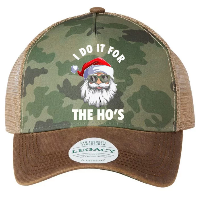 I Do It For The HoS Funny Inappropriate Christmas Legacy Tie Dye Trucker Hat