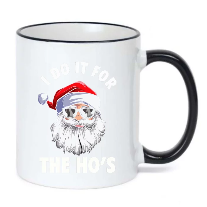 I Do It For The HoS Funny Inappropriate Christmas Black Color Changing Mug