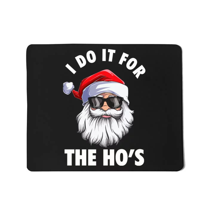 I Do It For The HoS Funny Inappropriate Christmas Mousepad