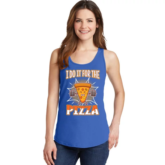 I Do It For The Pizza Gift Ladies Essential Tank