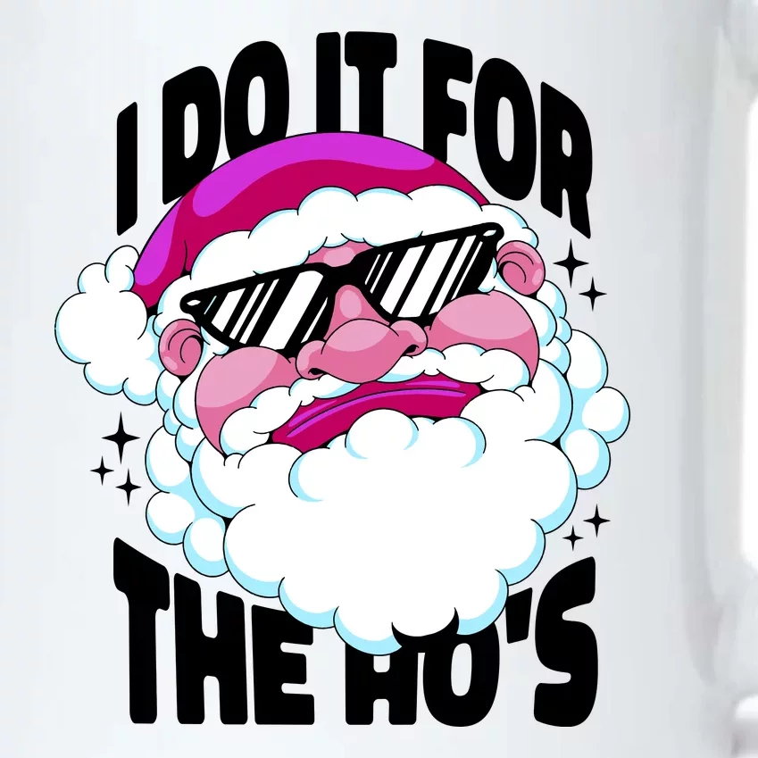 I DO It For The Ho's Funny Santa Claus Black Color Changing Mug