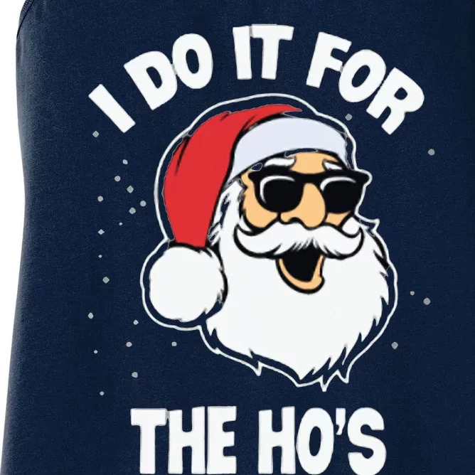 I Do It For The Hos Sweater Ugly Christmas Women's Racerback Tank