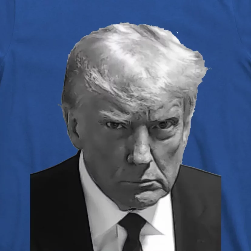 Iconic Donald J Trump Mugshot Black And White Georgia Arrest Gift T-Shirt