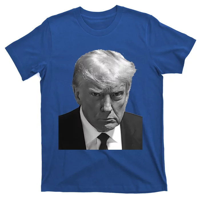 Iconic Donald J Trump Mugshot Black And White Georgia Arrest Gift T-Shirt