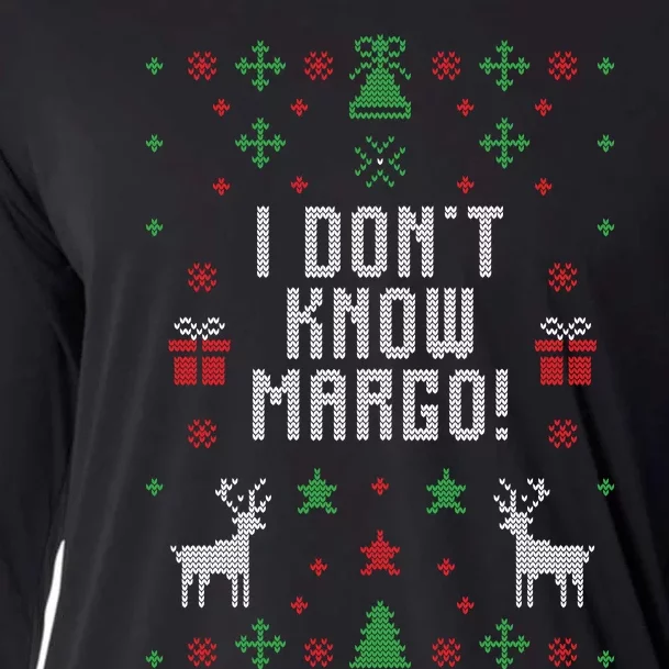 I Don't Know Margo! Ugly Christmas Cooling Performance Long Sleeve Crew