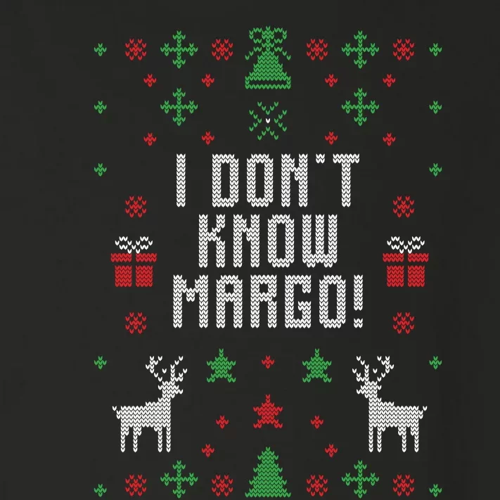 I Don't Know Margo! Ugly Christmas Toddler Long Sleeve Shirt