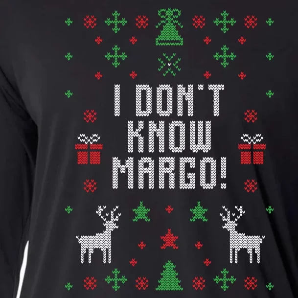 I Don't Know Margo ! Ugly Christmas Cooling Performance Long Sleeve Crew