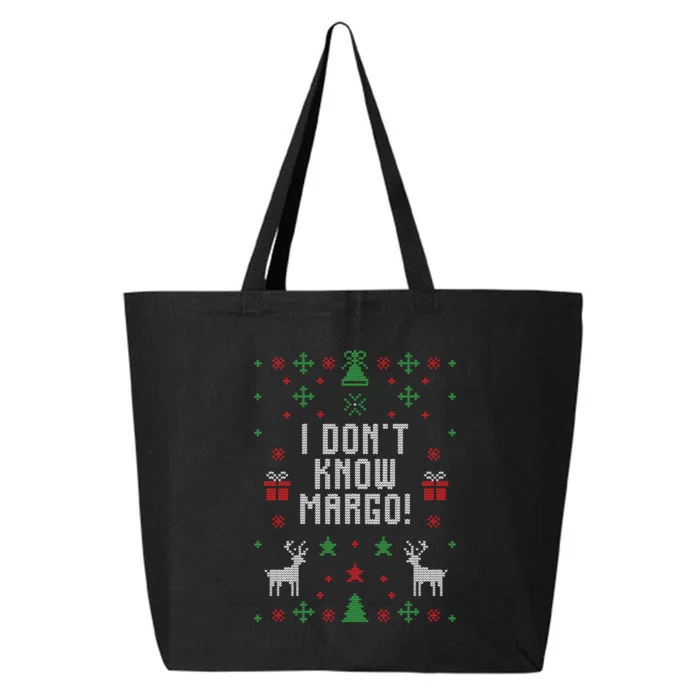 I Don't Know Margo ! Ugly Christmas 25L Jumbo Tote