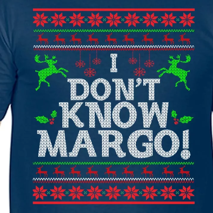 I Don't Know Margo Ugly Matching Christmas Funny Couple Comfort Colors T-Shirt