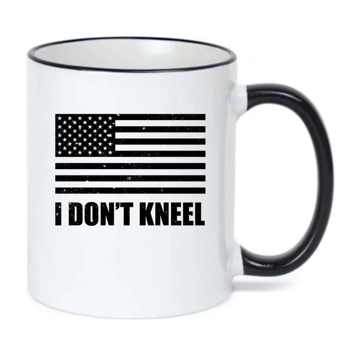 I DonT Kneel Black Color Changing Mug