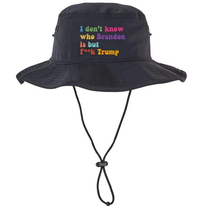 I DonT Know Who Brandon Is But Fuk Trump Legacy Cool Fit Booney Bucket Hat