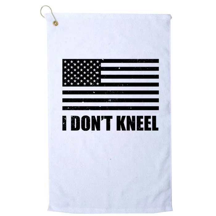 I DonT Kneel Platinum Collection Golf Towel