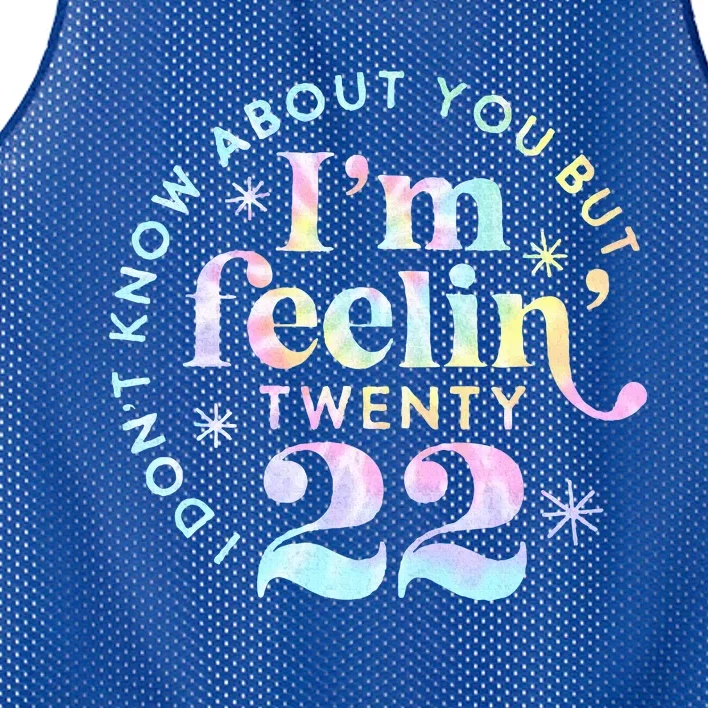 I don't know about you but I'm feeling Twenty 22 Tie Dye Mesh Reversible Basketball Jersey Tank