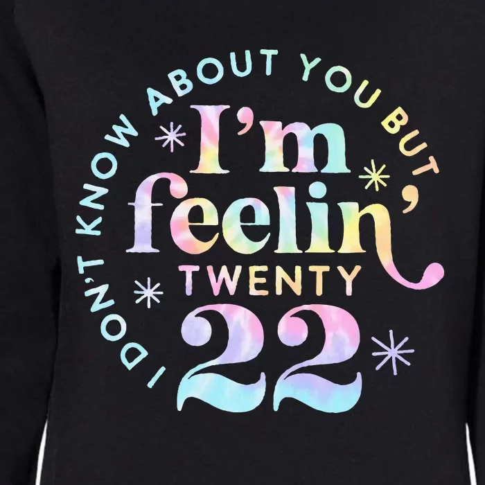 I don't know about you but I'm feeling Twenty 22 Tie Dye Womens California Wash Sweatshirt