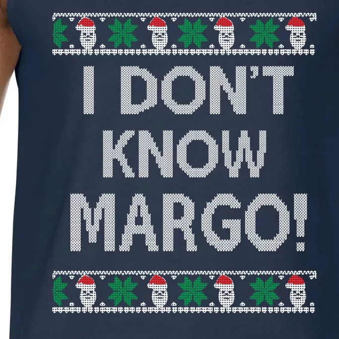 I Don't Know Margo Ugly Christmas Funny Movie Comfort Colors® Tank Top