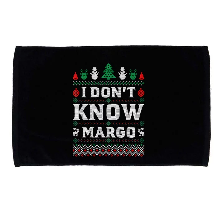 I Don'T Know Margo Funny Christmas Vacation Microfiber Hand Towel