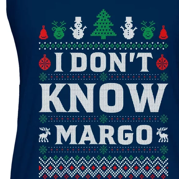 I Don'T Know Margo Funny Christmas Vacation Ladies Essential Flowy Tank