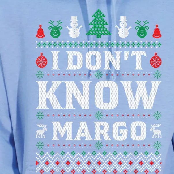 I Don'T Know Margo Funny Christmas Vacation Unisex Surf Hoodie