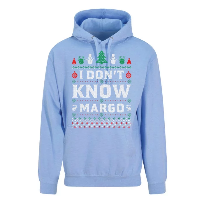 I Don'T Know Margo Funny Christmas Vacation Unisex Surf Hoodie