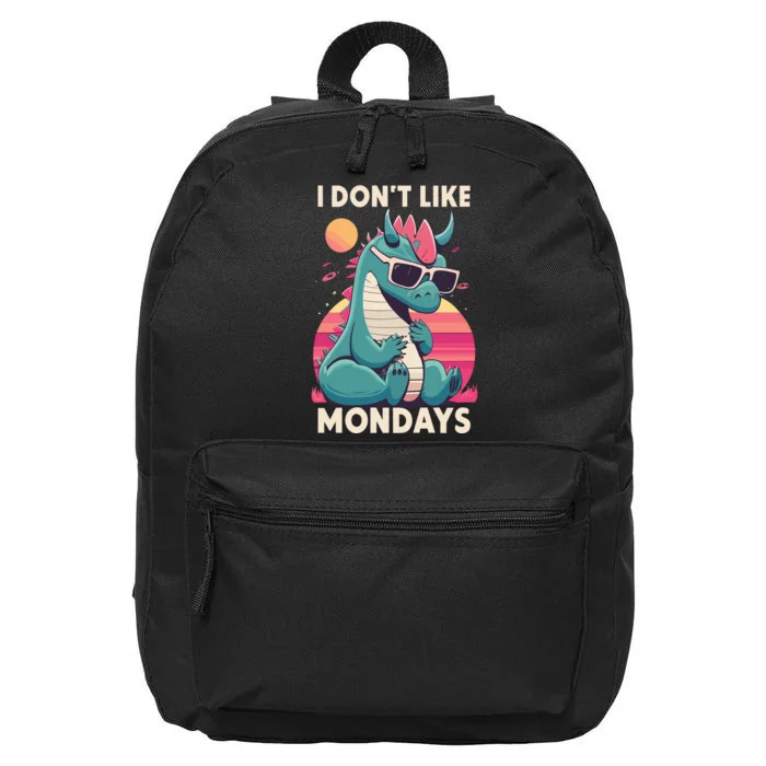 I Dont Like Mondays Blue Dragon 16 in Basic Backpack