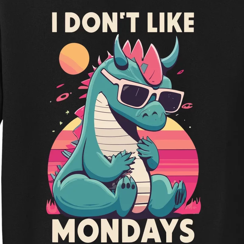 I Dont Like Mondays Blue Dragon Tall Sweatshirt