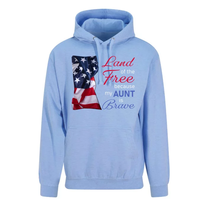 Independence Day Land Of The Free Because Of The Brave Gift Unisex Surf Hoodie