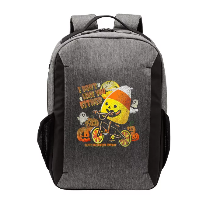 I Dont Like You Either Funny Halloween Candy Corn Vector Backpack