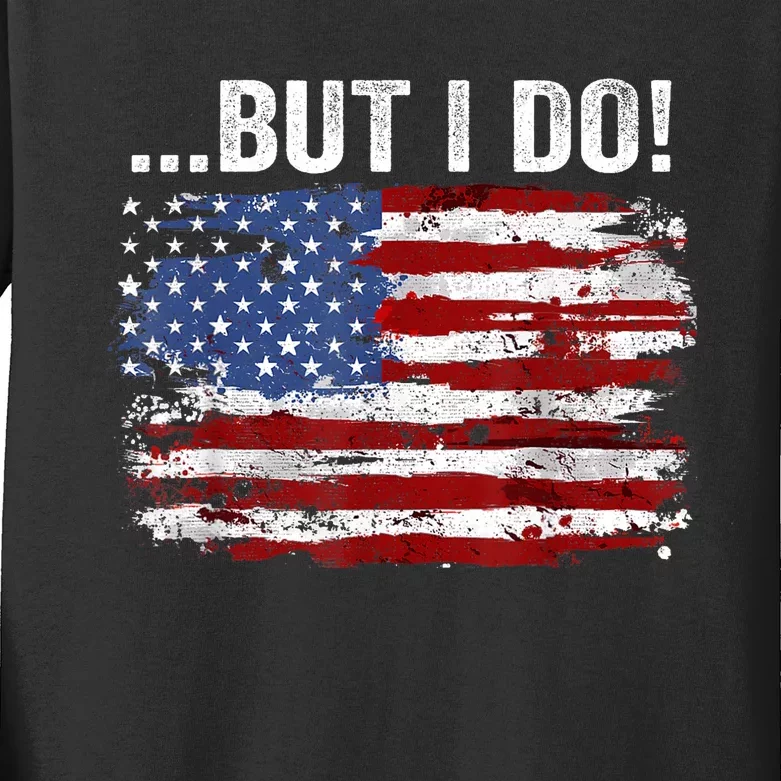 I Dont Matching But I Do 4th Of July Usa Flag Couples Kids Long Sleeve Shirt