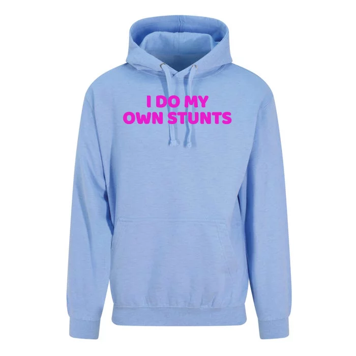 I Do My Own Stunts Get Well Soon Accident Gift Unisex Surf Hoodie