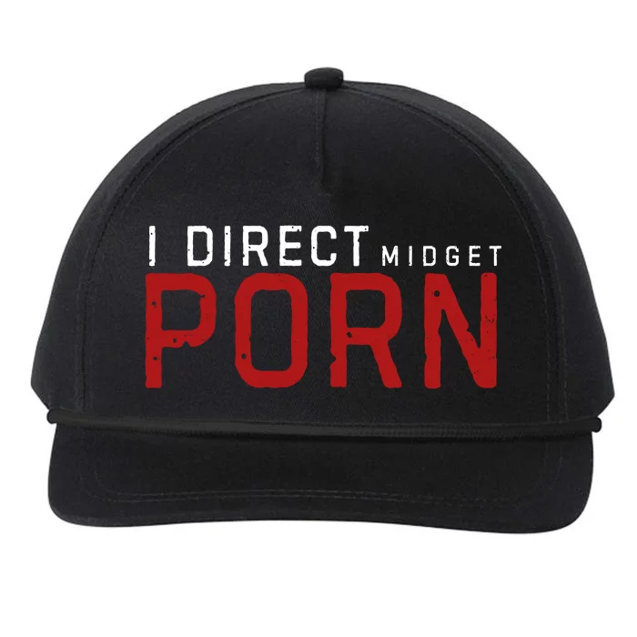 I Direct Midget Porn Funny Snapback Five-Panel Rope Hat