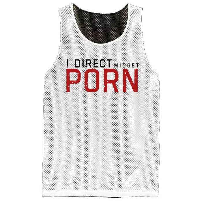 I Direct Midget Porn Funny Mesh Reversible Basketball Jersey Tank