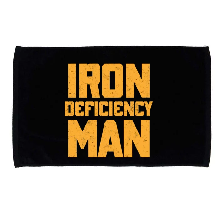 Iron Deficiency Man Microfiber Hand Towel