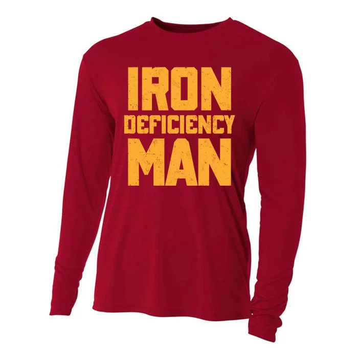 Iron Deficiency Man Cooling Performance Long Sleeve Crew