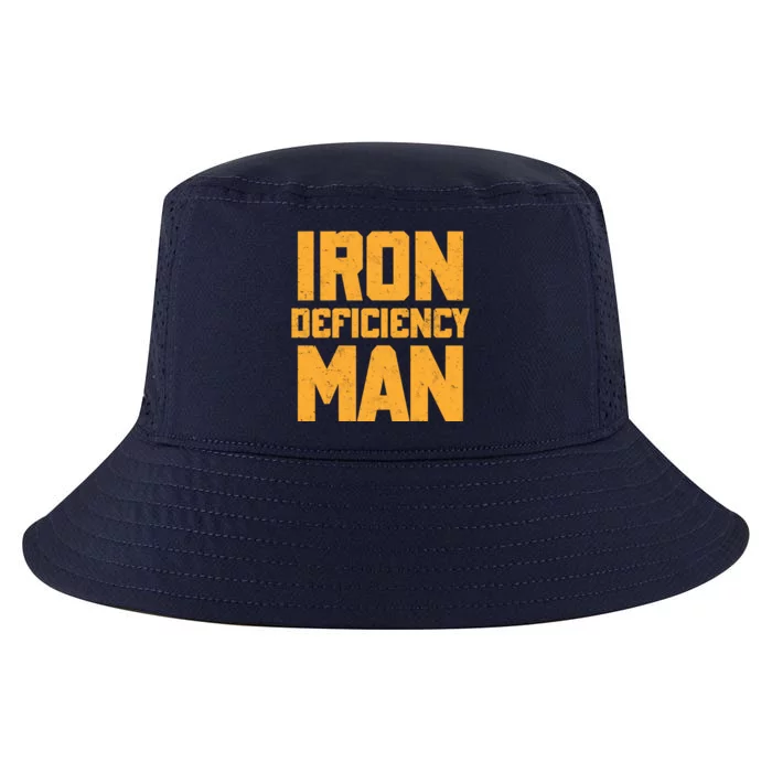 Iron Deficiency Man Cool Comfort Performance Bucket Hat