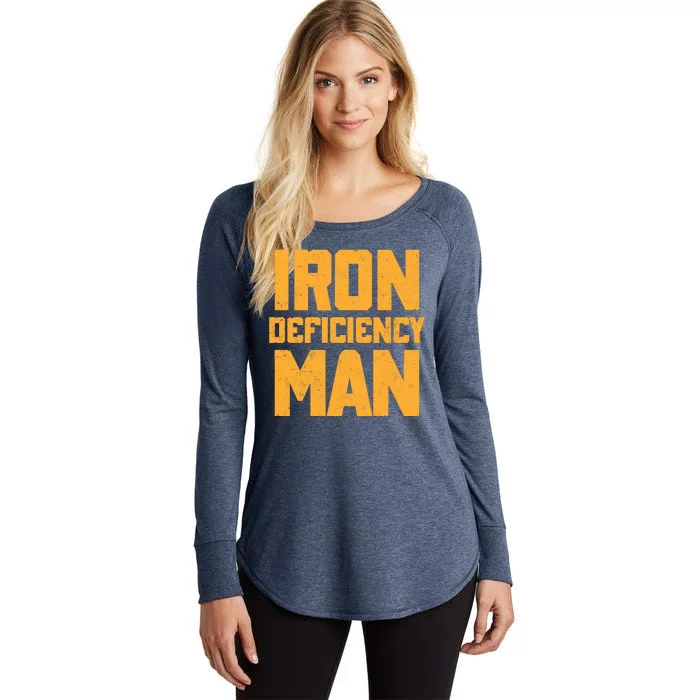 Iron Deficiency Man Women's Perfect Tri Tunic Long Sleeve Shirt