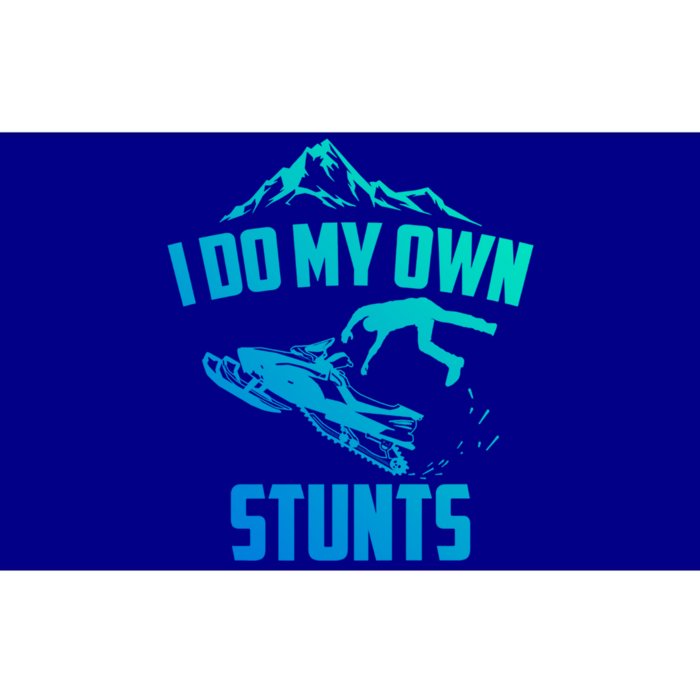 I Do My Own Stunts Snowmobile Great Gift Bumper Sticker