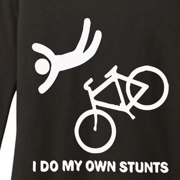 I Do My Own Stunts Womens CVC Long Sleeve Shirt