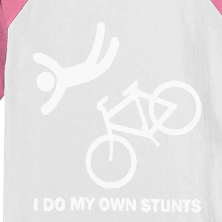 I Do My Own Stunts Kids Colorblock Raglan Jersey