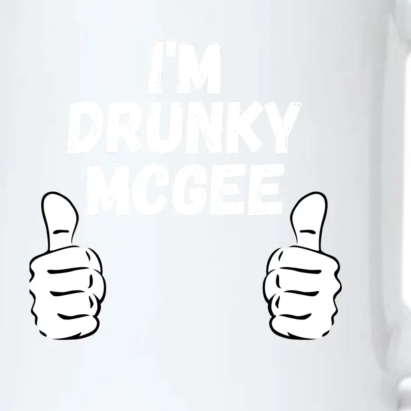 I'm Drunky McGee Funny Couple St Patricks Day Black Color Changing Mug