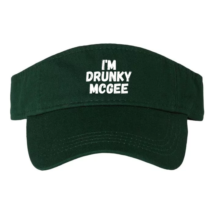 I'm Drunky McGee, Funny Couple St Patricks Day, Drunky McGee Costume Valucap Bio-Washed Visor