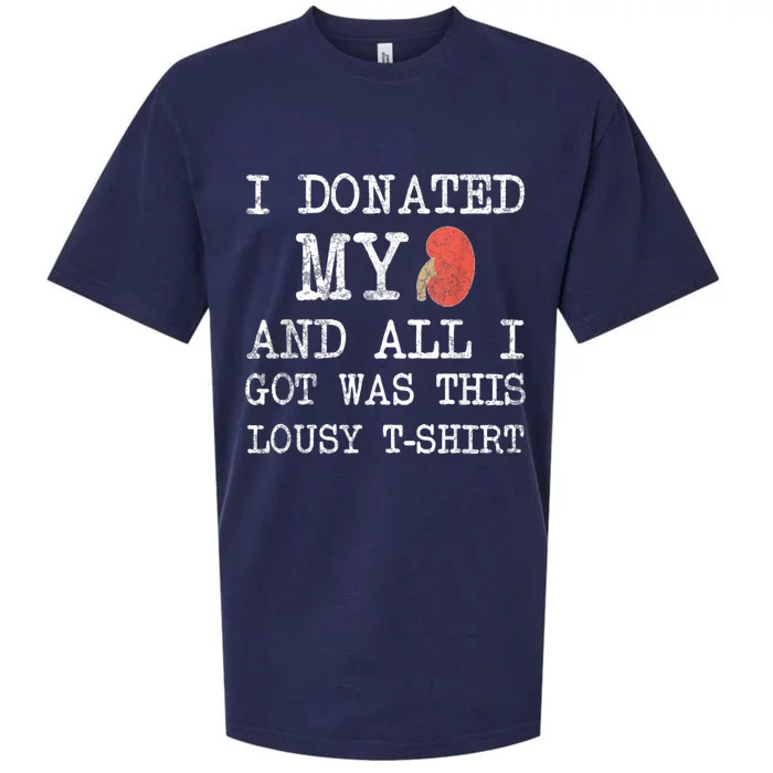 I Donated My Kidney And All I Got Was This Lousy Sueded Cloud Jersey T-Shirt