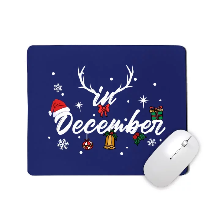 In December | Merry Christmas Mousepad