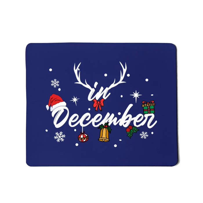 In December | Merry Christmas Mousepad