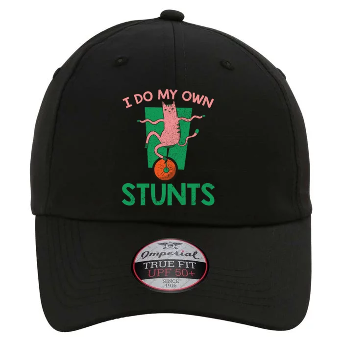 I Do My Own Stunts Funny Cat Gift The Original Performance Cap