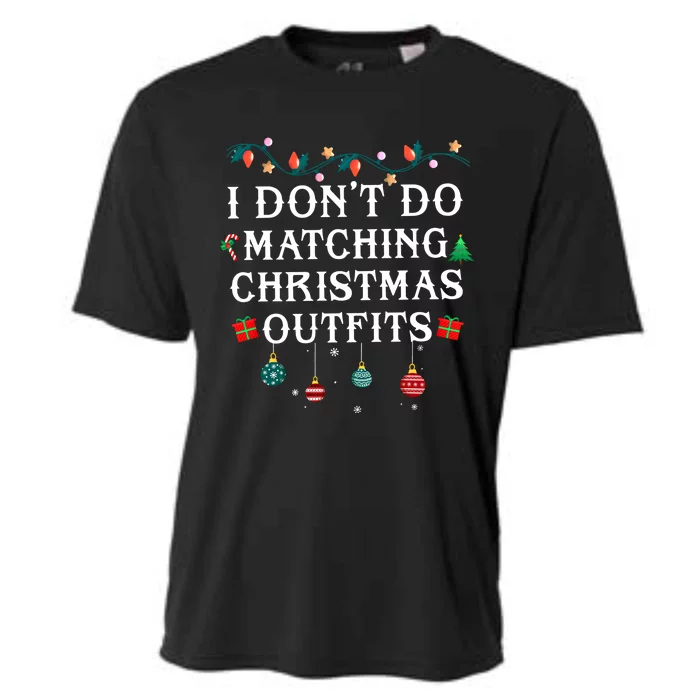 I Don't Matching Christmas Outfit But I Do Matching Couple Cute Gift Cooling Performance Crew T-Shirt