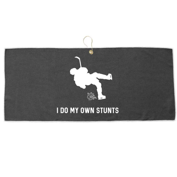 I Do My Own Stunts Funny Golf Gift Large Microfiber Waffle Golf Towel