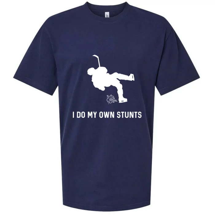 I Do My Own Stunts Funny Golf Gift Sueded Cloud Jersey T-Shirt