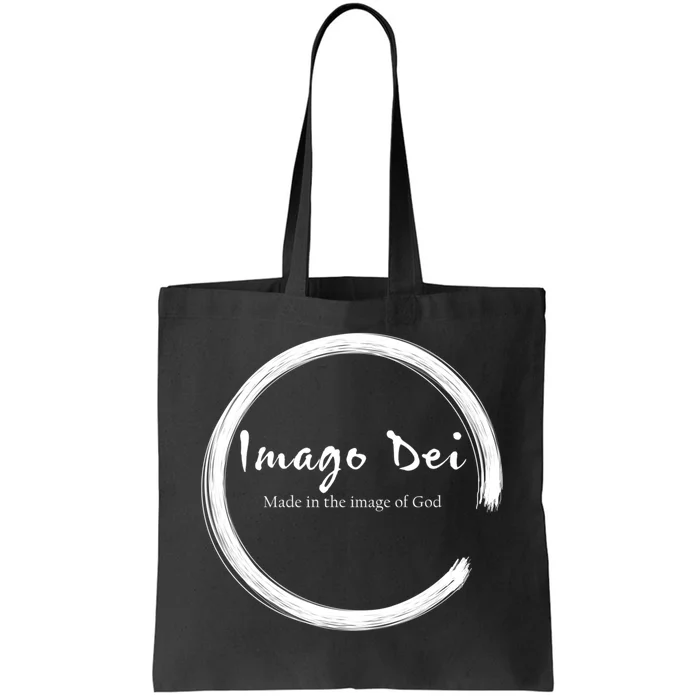 Imago Dei Made In The Image Of God Latin Funny Gift Tote Bag