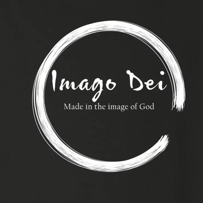 Imago Dei Made In The Image Of God Latin Funny Gift Toddler Long Sleeve Shirt