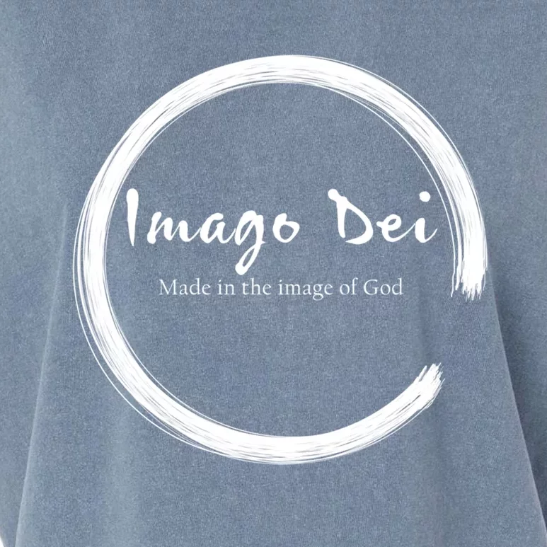 Imago Dei Made In The Image Of God Latin Funny Gift Garment-Dyed Women's Muscle Tee